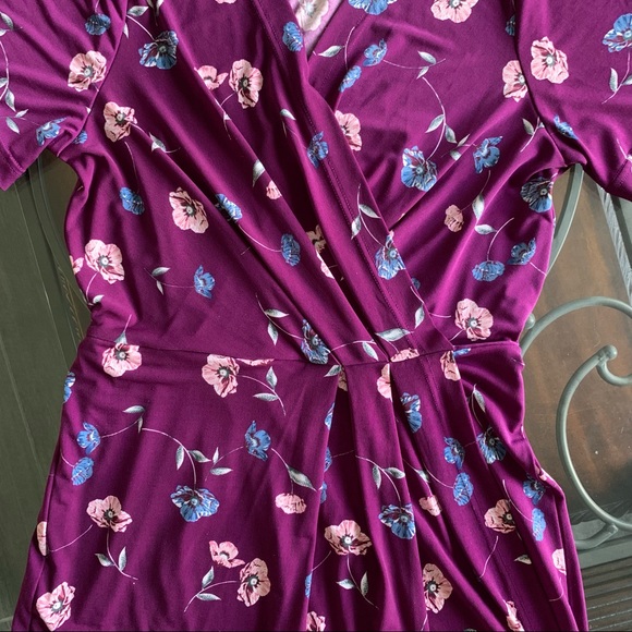 BANANA REPUBLIC FLORAL DRESS SIZE S Petite - Picture 14 of 17